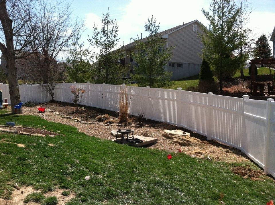 6 White Vinyl Fence Allstar Fence